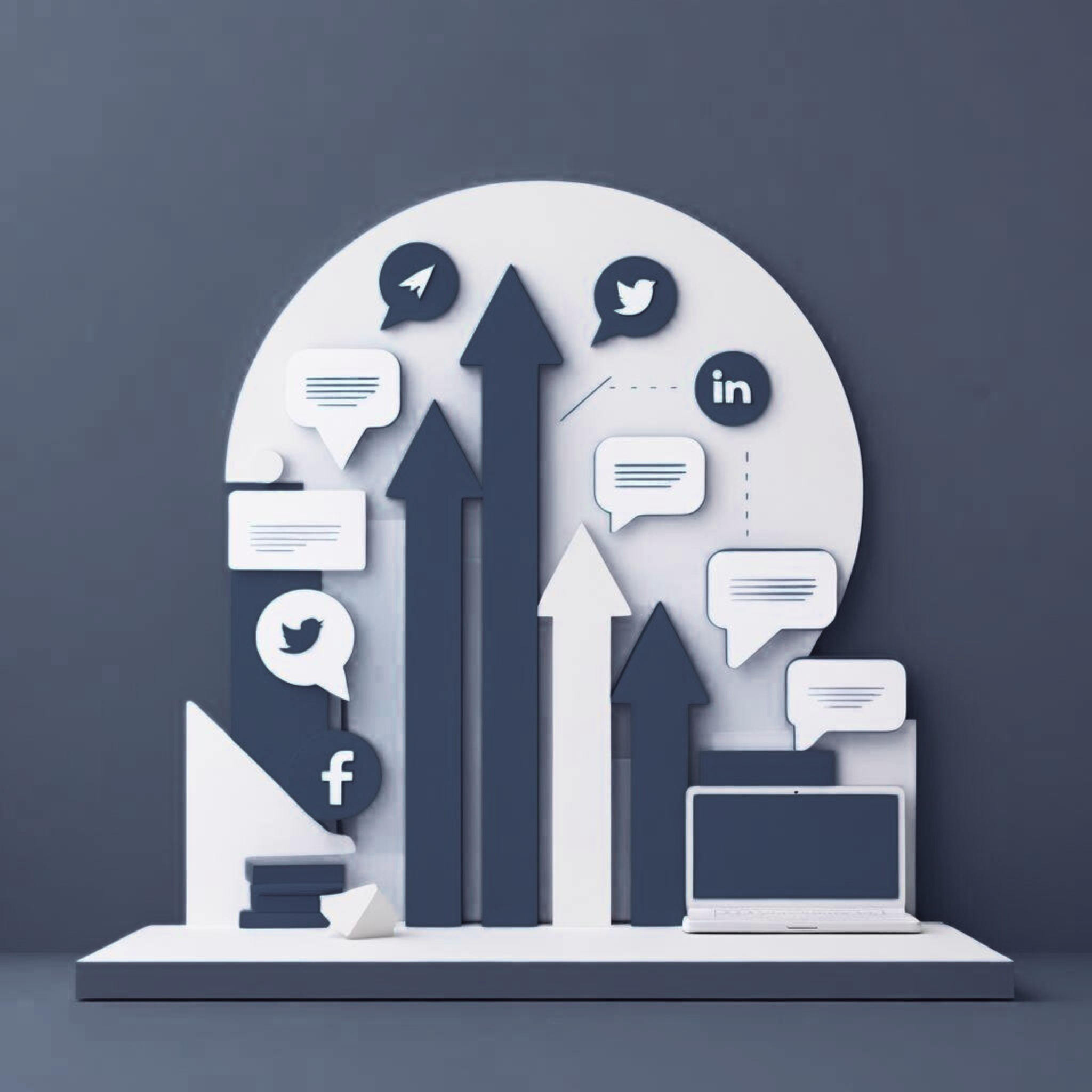 Small business owner working on marketing strategy with ORB Marketing Solutions